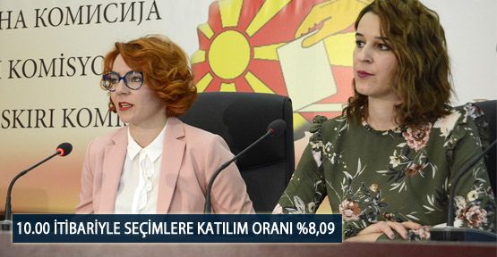 10.00 İtibariyle Seçimlere Katılım Oranı %8,09