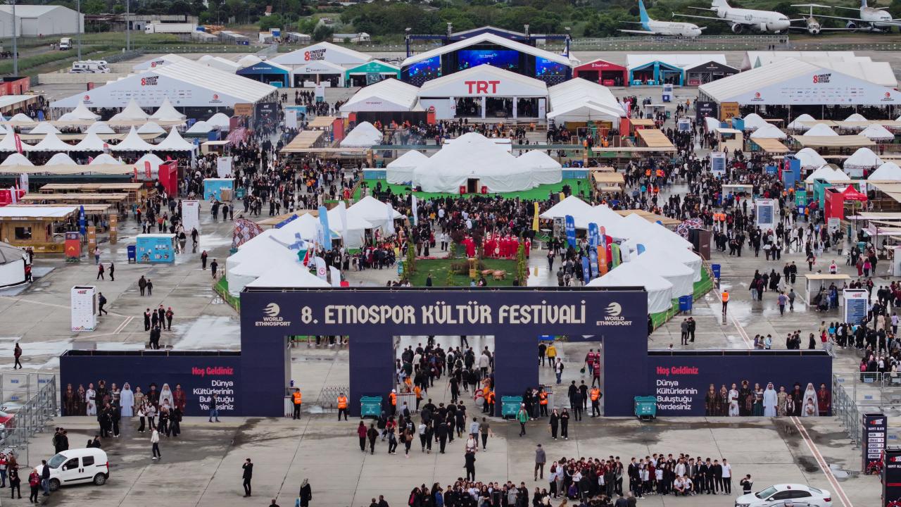 İstanbul'da 8. Etnospor Kültür Festivali Başladı