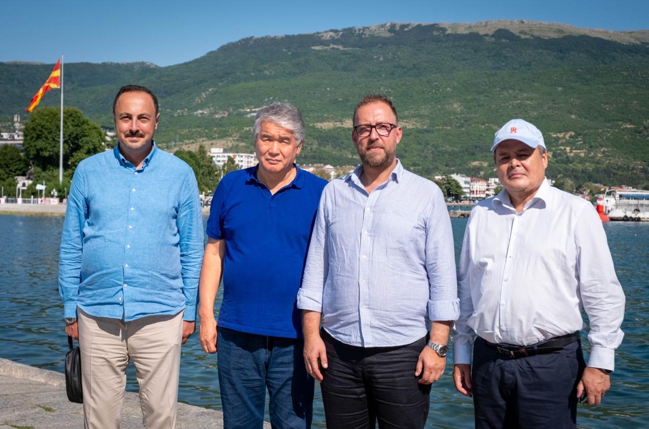 TÜRKSOY Genel Sekreteri Raev’in Makedonya Temasları Ohri’de Devam Ediyor