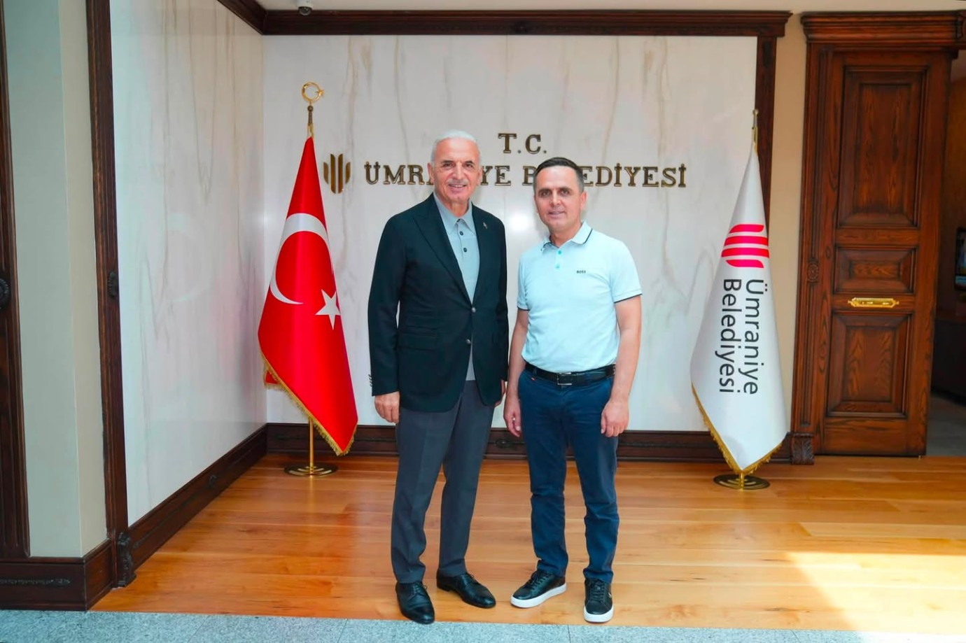 Kalkandelen Belediye Başkanı Bilal Kasami’den Ümraniye Belediyesi’ne ziyaret