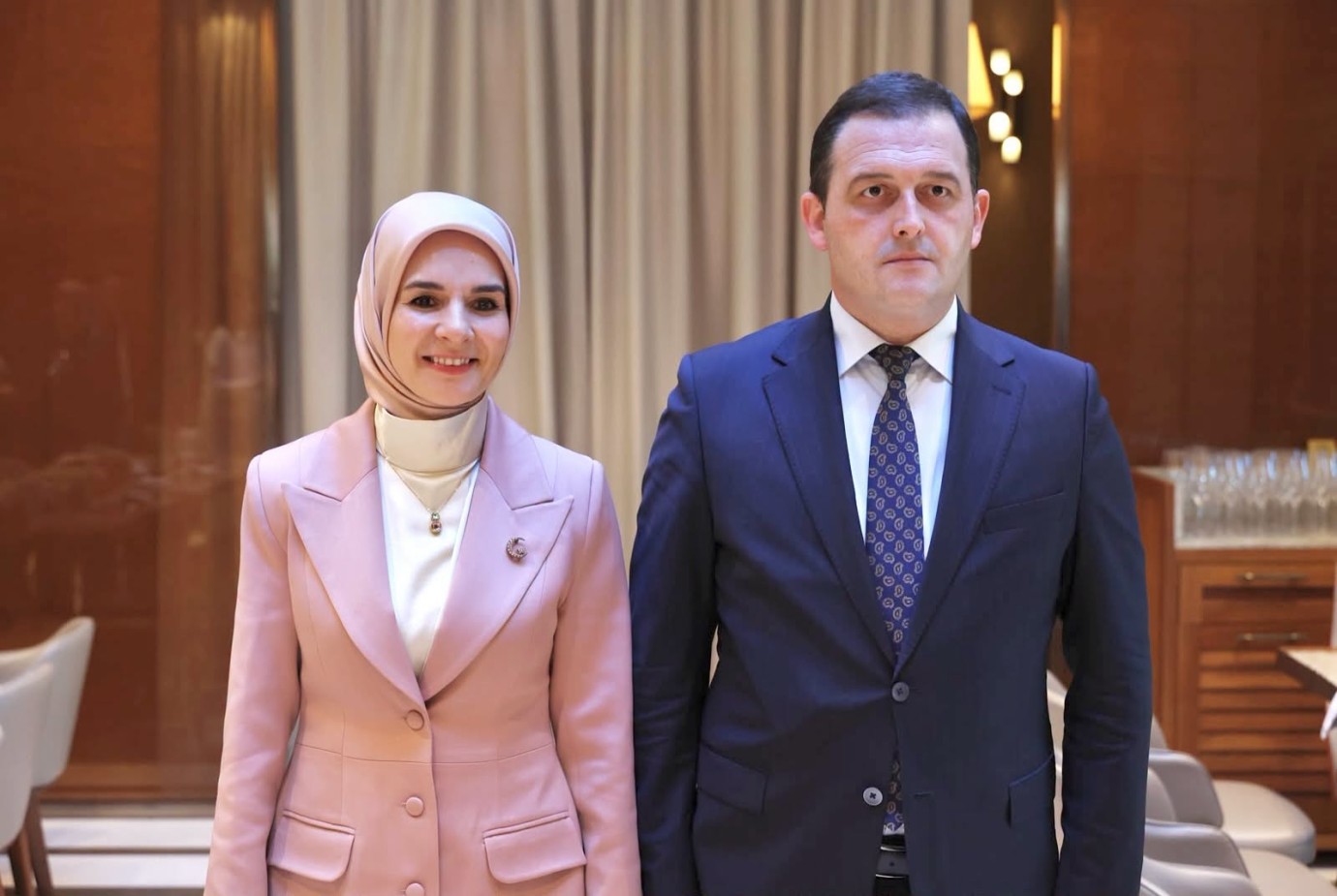 Türkiye Aile ve Sosyal Hizmetler Bakanı Göktaş, Devlet Bakanı Zeynula ile Görüştü