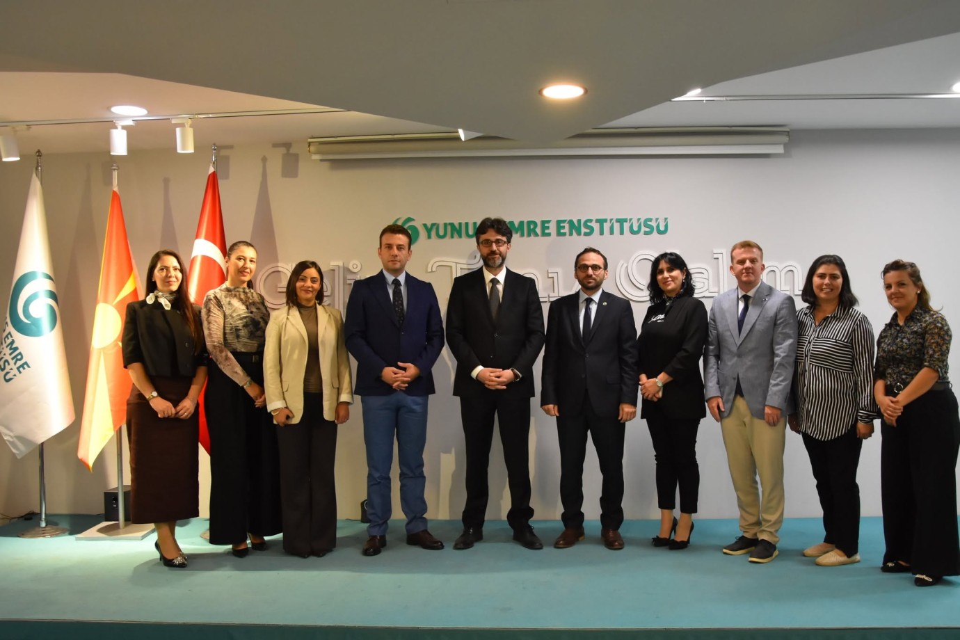 T.C. Üsküp Büyükelçisi Aktaş’tan Yunus Emre Enstitüsü’ne Ziyaret