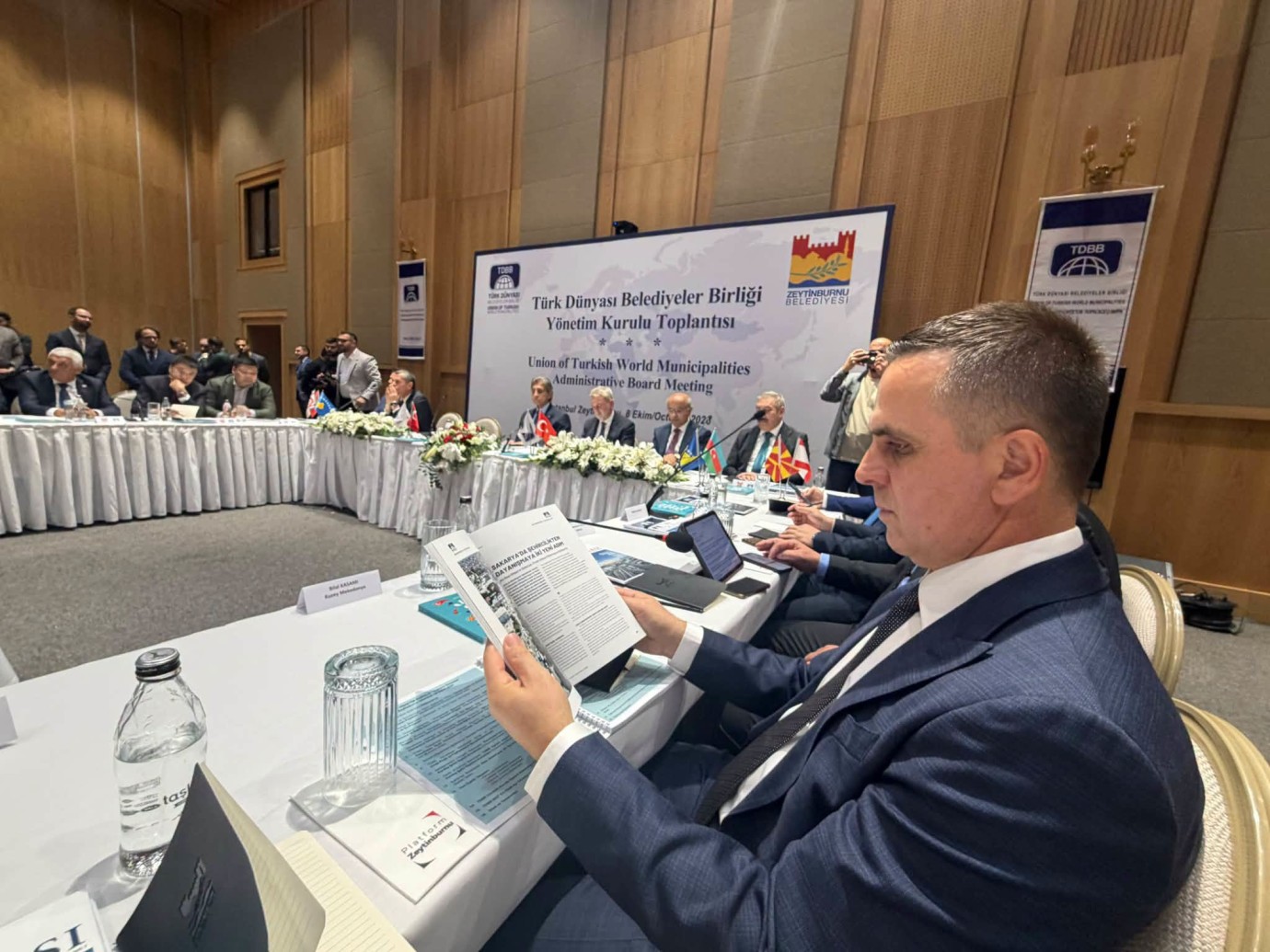 Kalkandelen Belediye Başkanı Kasami, TDBB Yönetim Kurulu Toplantısı’na katıldı