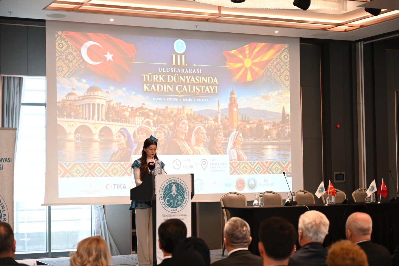 III. Uluslararası Türk Dünyasında Kadın Çalıştayı Üsküp’te Başladı