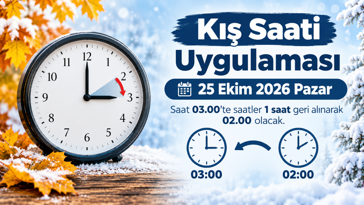 Bu Gece Kış Saati Uygulamasına Geçiliyor