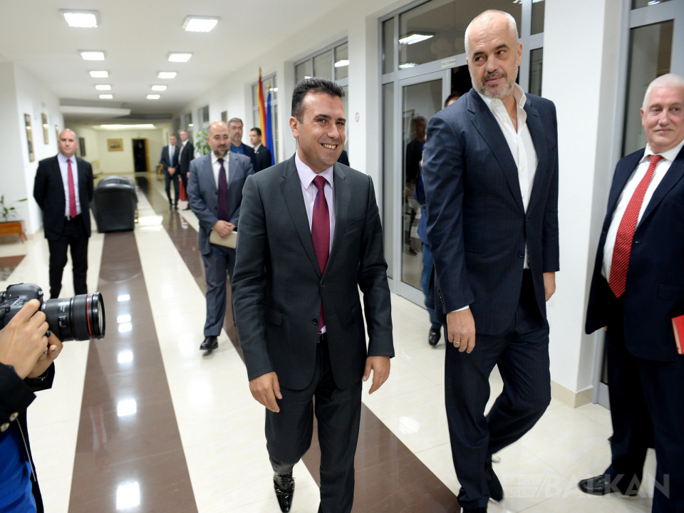 Başbakan Zoran Zaev Tiran’da