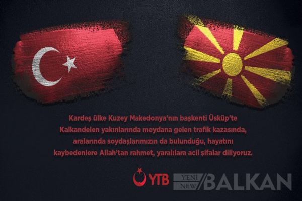 Yurtdışı Türkler ve Akraba Toplulukları Başkanlığından Taziye Mesajı