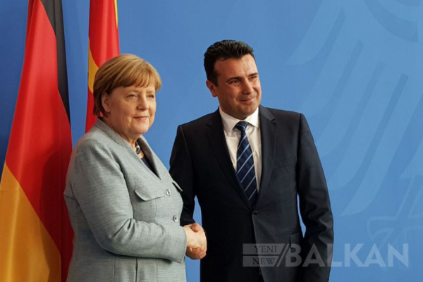 Başbakan Zaev, Angela Merkel ile Görüştü