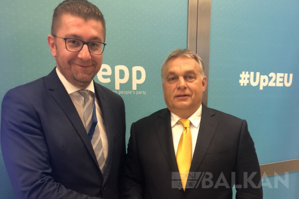 Ana Muhalefet Lideri Mickovski’den Macaristan Ziyareti