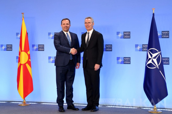 Başbakan Spasovski Stoltenberg ile görüştü