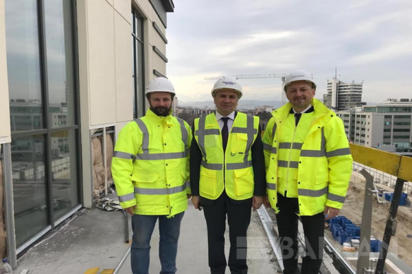 Büyükelçi Sekizkök, Limak Makedonya Diamond of Skopje Proje Sahasını Ziyaret Etti