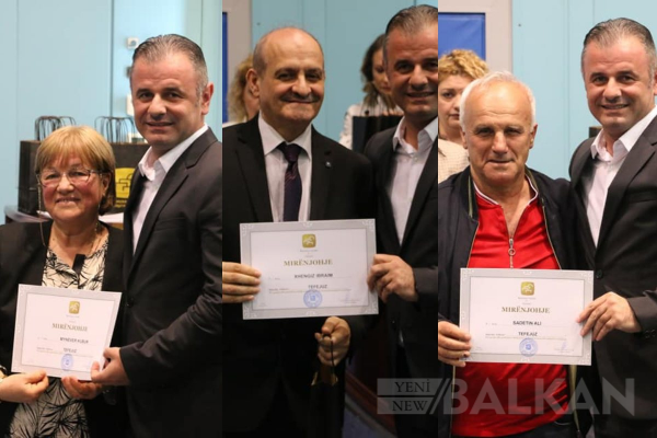 Çayır Belediyesinden 3 Türk öğretmene takdirname