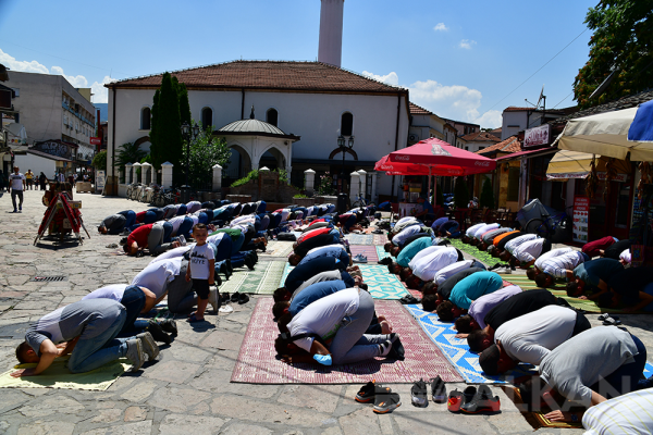 Makedonya’da Ayasofya için Şükür Secdesi eda edildi