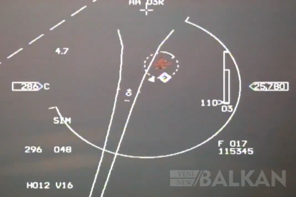 Yunan uçakları Türk pilotlarının kilidinden kaçamadı