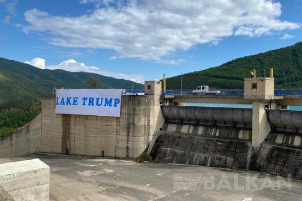 Kosova ile Sırbistan arasındaki tartışmalı gölün adı Trump oluyor