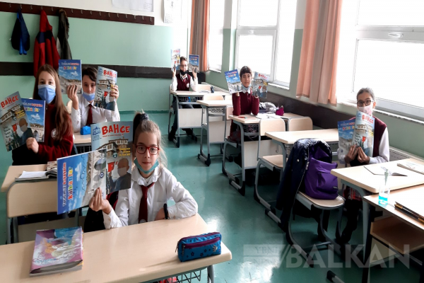 Prizrenli öğrenciler Bahçe Çocuk Dergisi’ne kavuştu