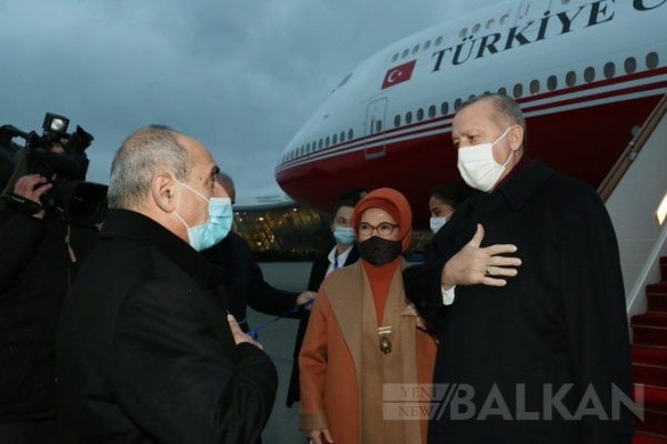 Cumhurbaşkanı Recep Tayyip Erdoğan Bakü'de