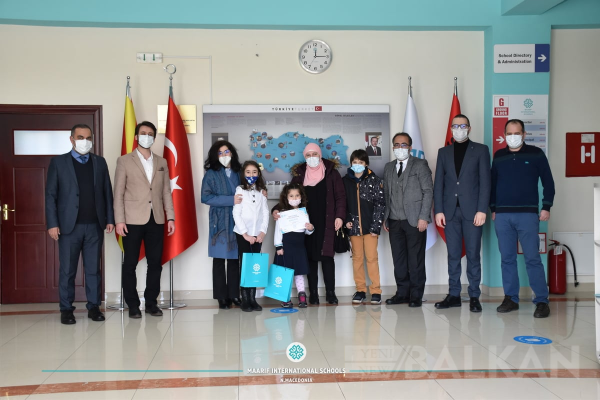 Kuzey Makedonya Maarif Okulları öğrencileri uluslararası yarışmada dereceye girdi