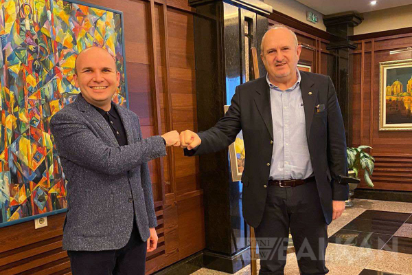 Buçkovski, Bulgaristan AB Milletvekili İlhan Küçük ile görüştü