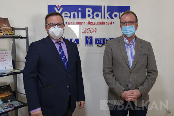 Gostivar Belediye Başkanı Taravari’den Yeni Balkan’a ziyaret