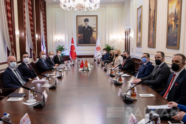 Bakan Mariçik, Türkiye Adalet Bakanı Abdülhamit Gül ile görüştü