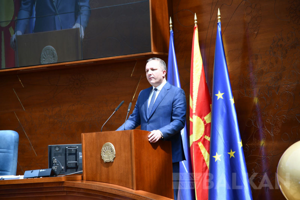 İçişleri Bakanı Spasovski hakkındaki gensoru önergesine meclisten ret