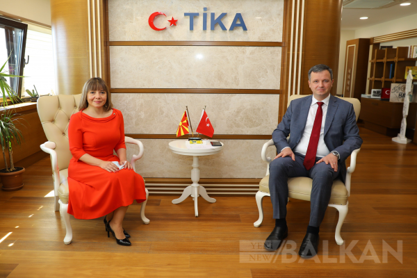 TİKA Başkanı Kayalar, Bakan Carovska’yı kabul etti
