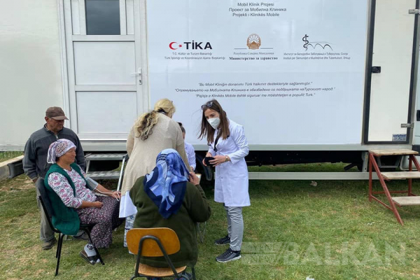 TİKA Makedonya’da Mobil Klinik Sağlık Taraması Projesini başlattı