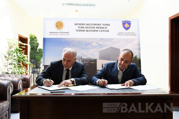 Prizren’de Türk Kültür Merkezi inşası için imzalar atıldı