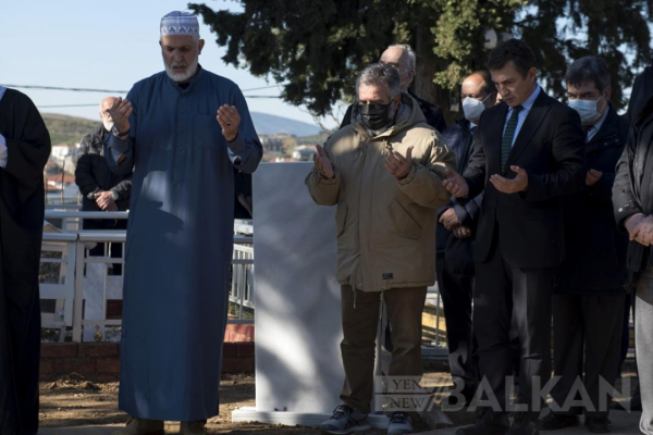 Selanik'te bulunan Müslümanlara ait naaşlar yeniden defnedildi