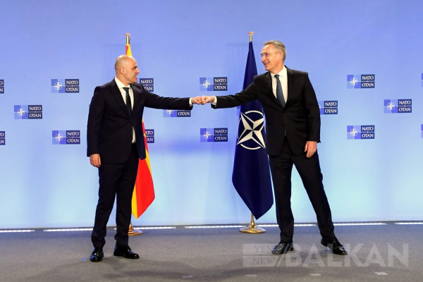 Başbakan Kovaçevski NATO Genel Sekreteri Stoltenberg ile görüştü
