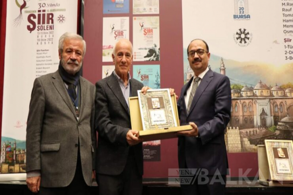 Kosovalı şair İskender Muzbeg, “Süleyman Çelebi Büyük Ödülü”ne layık görüldü