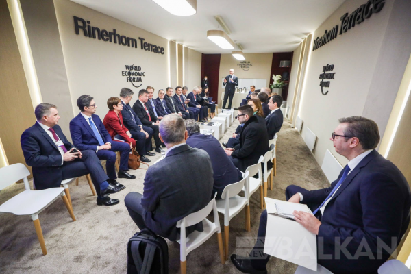 Pendarovski Davos’ta Batı Balkanlar üzerine diplomatik diyalog toplantısına katıldı