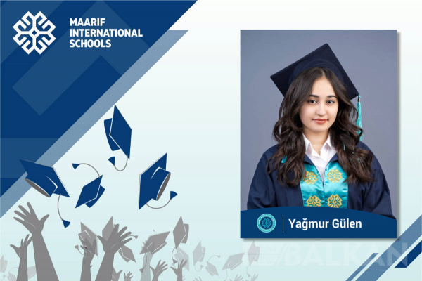 Maarif öğrencisinden Devlet Matura Sınavında üstün başarı