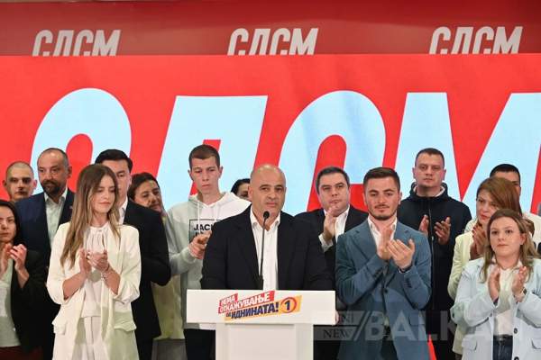 Kovaçevski: Bugünkü sonuç hayal kırıklığı yarattı, SDSM'ye ağır bir darbe indirildi