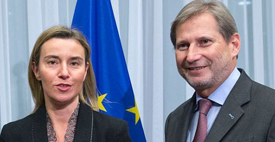 AB Temsilcileri Mogherini ve Hahn’dan Makedonya Ziayreti