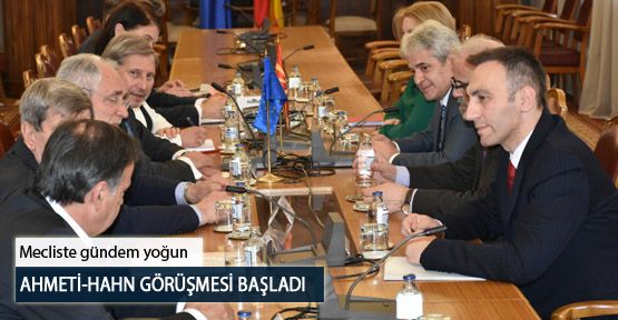 Ahmeti-Hahn Görüşmesi Başladı