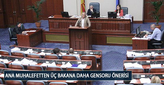 Ana Muhalefetten Üç Bakana Daha Gensoru Önerisi