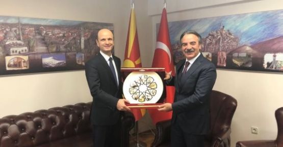 Büyükelçi Mucunski, Nevşehir Hacı Bektaş Veli Üniversitesi Rektörü Bağlı’yı Ağırladı