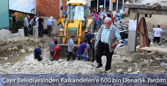  Çayır Belediyesinden Kalkandelen'e 600 bin Denarlık Yardım