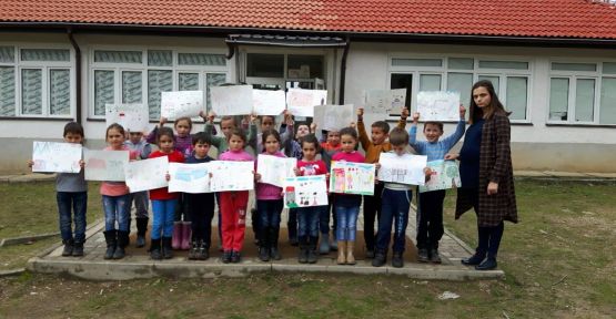 Dırjilovalı Öğrencilerden Tefeyyüz Öğrencilerine Resimli Teşekkür