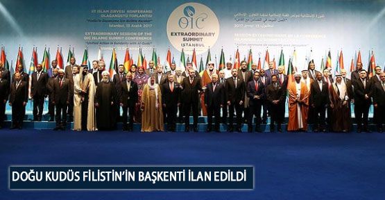 Doğu Kudüs Filistin’in Başkenti İlan Edildi