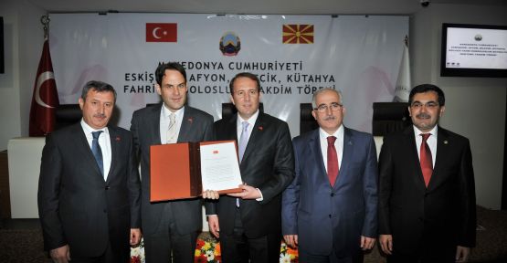 Eskişehir'de “Makedonya Fahri Konsolosluğu“ Açıldı