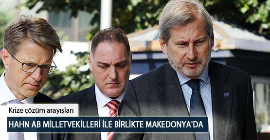 Hahn AB Milletvekilleri İle Birlikte Makedonya'da