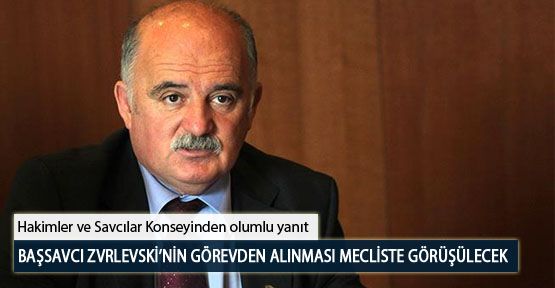 Hakimler ve Savcılar Konseyinden Başsavcı Zvrlevski’nin Görevden Alınmasına Olumlu Yanıt