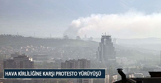  Hava Kirliliğine Karşı Protesto Yürüyüşü