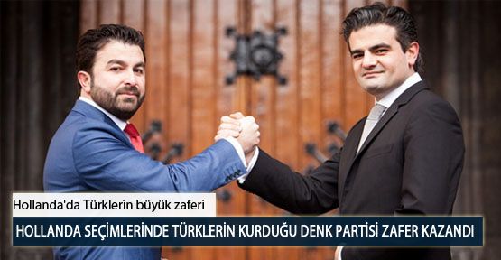 Hollanda Seçimlerinde Türklerin Kurduğu DENK Partisi Zafer Kazandı
