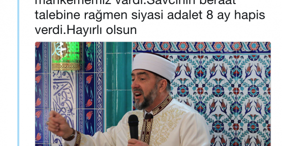 İskeçe Müftüsü Ahmet Mete Savcının Beraat Talebine Rağmen 8 Ay Hapis Cezasına Çarptırıldı!