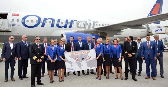   İstanbul’dan İlk Uçak Ohri’ye İndi