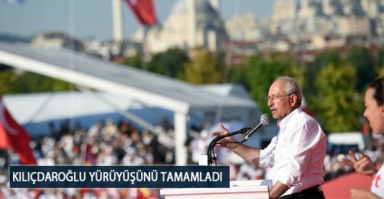 Kılıçdaroğlu Yürüyüşünü Tamamladı